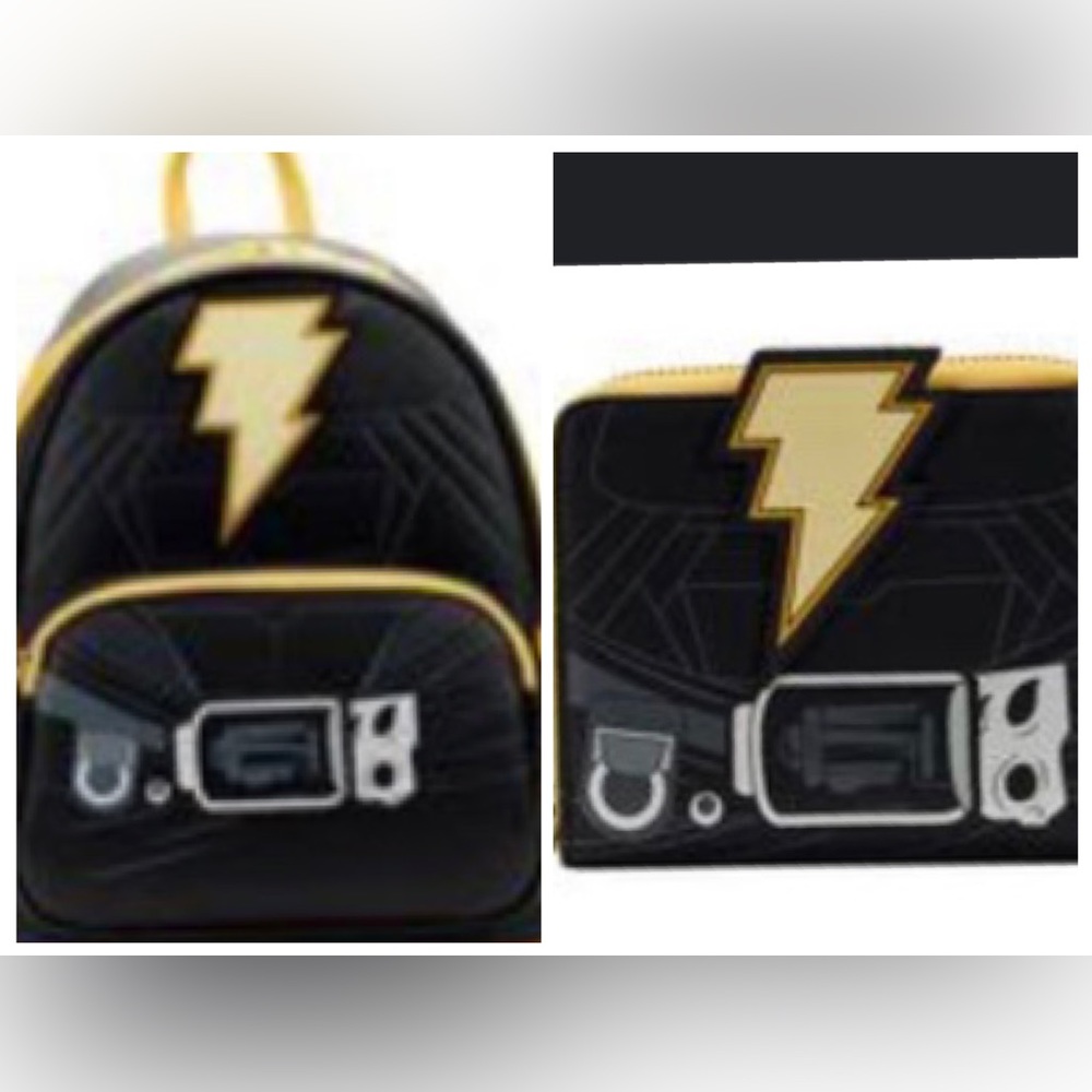 Loungefly
DC COMICS
Black Adam Light Up Cosplay Mini Backpack and wallet